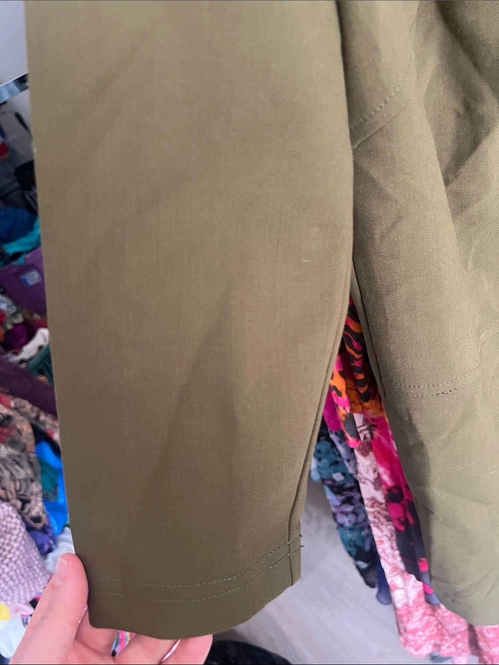 70s mod style Trina Turk Zip-Front Midi shift Dress with pockets - Picture 3 of 10